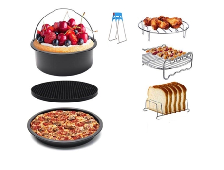 Juego de 8 accesorios para freidora de aire 8 pulgadas ZMDECQNA