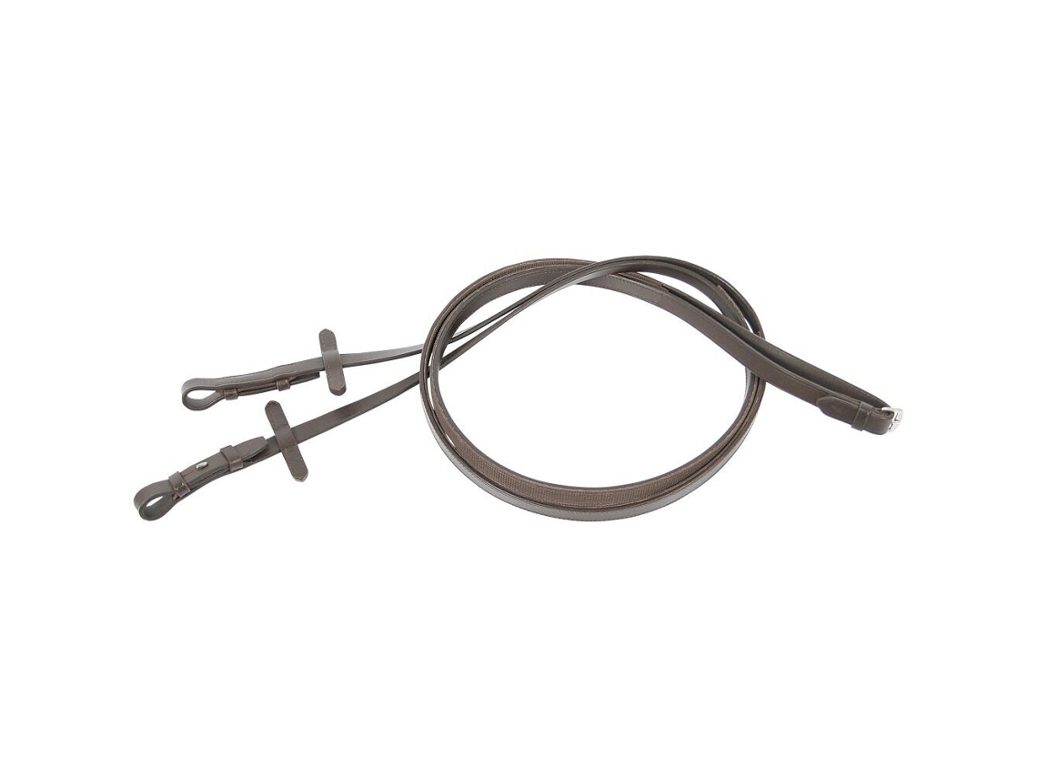 Riendas de cuero para caballos con forro de goma Harry's Horse