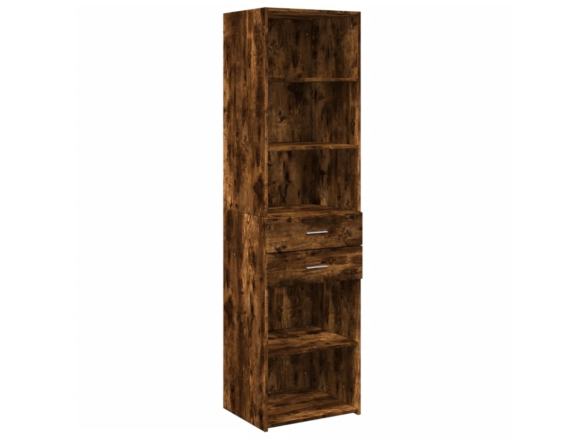 Mueble alto de madera de roble ahumado, MAISON EXCLUSIVE, 50x42,5x185 cm