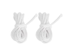 Baok - 2 unidades de mechas de algodón trenzado de 4 mm, buena absorción de aceite, combustión duradera para lámparas de bricolaje.