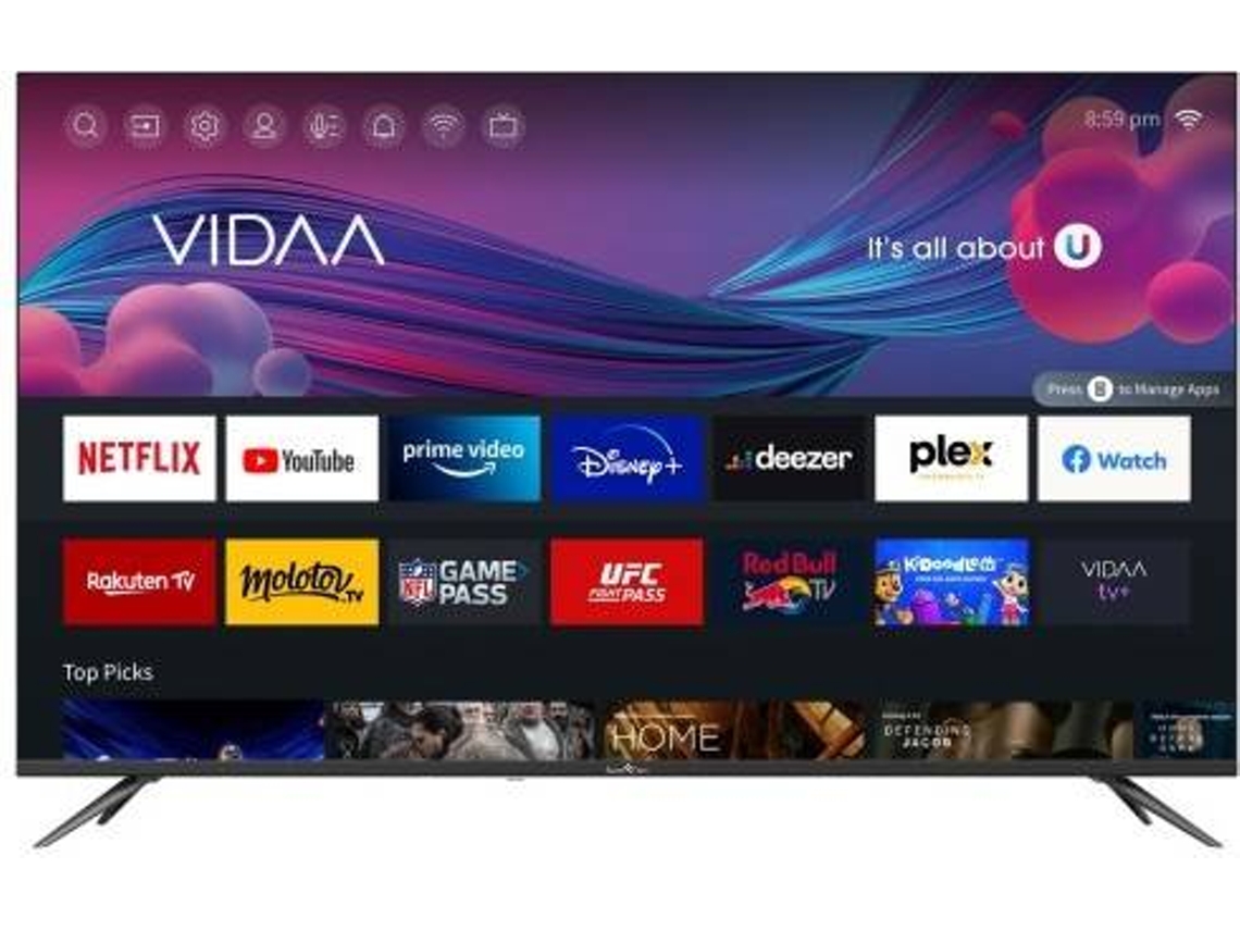 TV SMART TECH 55UV10V1 (LED - 55'' - 140 cm - 4K Ultra HD - Smart TV)