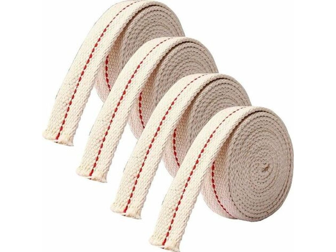 2026altiro-hilo De Algodón Para Lámparas De Aceite Y Antorchas De Jardín, 20 Mm X 10 M, 4 Rollos.