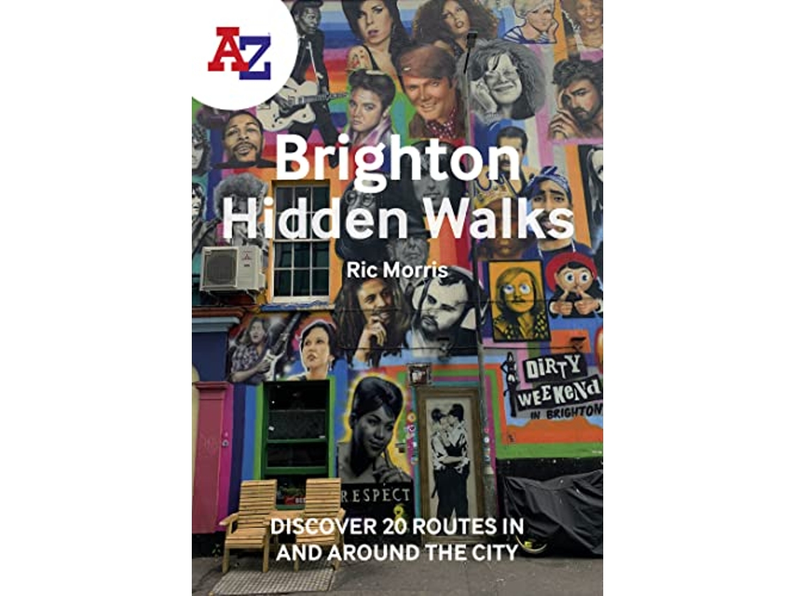 Libro Z Brighton Hidden Walks de A–Z Maps (Inglés)