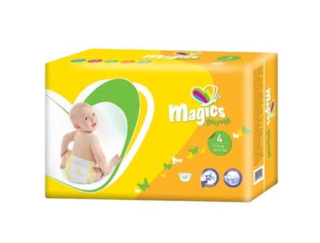 Pañales Talla 4 MAGICS EASYSOFT. 48uds. (9 - 14 kg)