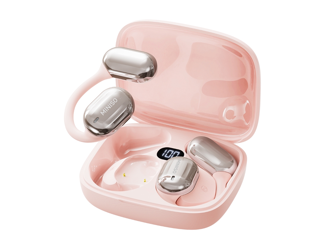 Auriculares inalámbricos Miniso MS162 OWS de 5,4" con traductor, para deportes, oficina, viajes, aplicación ASMR, Vayotoy