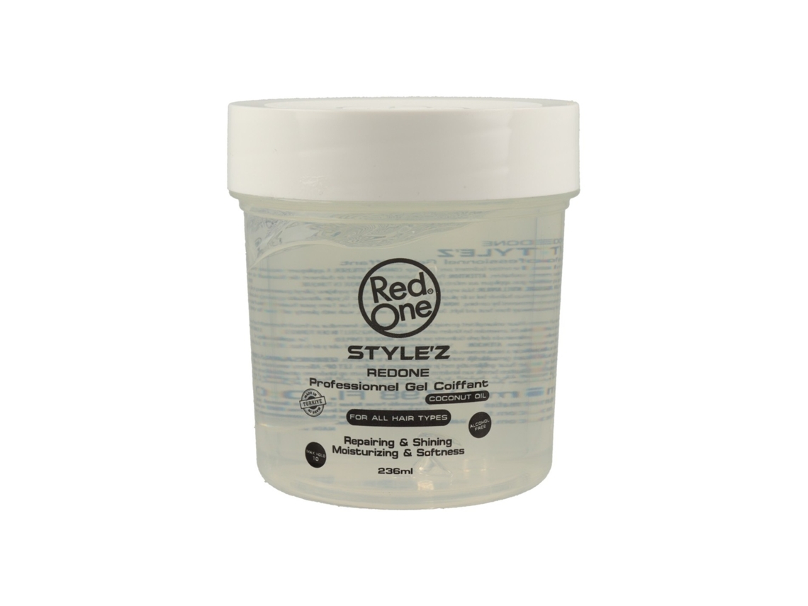 Aceite de coco profesional para el cabello Stylez 236 ml Rojo Uno