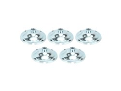 5 Pantallas De Lámpara Industriales De Hierro Con Rosca Interna G1/2 Para Almacén, Fábrica, Minería, 12 Cm