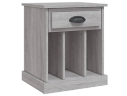 Mesita de Noche 43X36X50 Cm Gris Sonoma