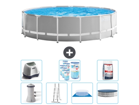 Piscina Tubular INTEX 26726GN-CB58 (16805 L - 457x122cm)