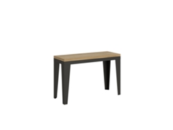 Mesa de Comedor ITAMOBY Flame Double (120x45/90 - Paneles de Melamina - Roble Natural)