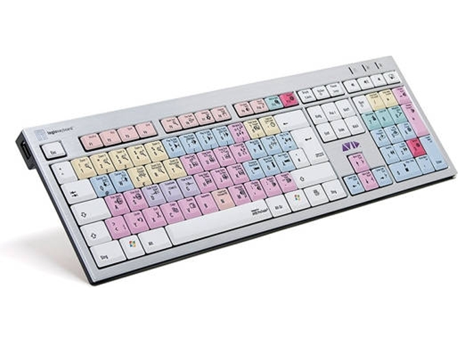 Teclado LOGICKEYBOARD Avid Pro Tools (Con Cable - Layout Alemán - Teclado Numérico)