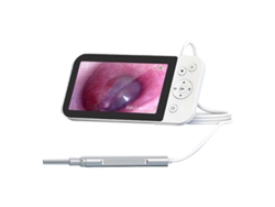 Otoscopio digital, herramienta para eliminar la cera, palillo visual para los oídos, otoscopio de 5 pulgadas con cuchara para los oídos con pantalla visible Nostalgia88