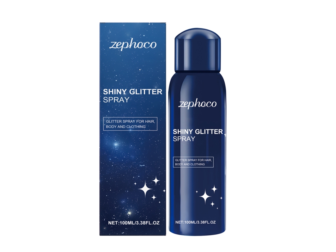 Spray con purpurina para fiestas en discotecas