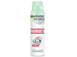 Spray Antitranspirante Garnier Mineral Magnesio Ultra Dry, 150ml