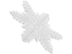 Pegatinas antideslizantes con forma de copo de nieve para uso exterior.