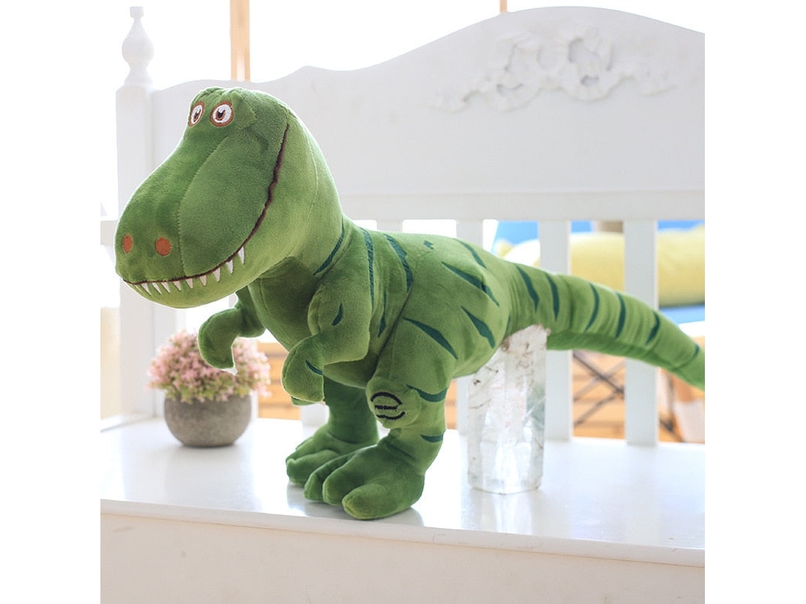 Dispuesto Preconcepción crear Dinosaurio de Peluche de Dibujos Animados Tyrannosaurus Lindo Muñeco de Peluche Verde Oscuro - 40Cm Dispuesto Preconcepción crear Dinosaurio de Peluche de Dibujos Animados Tyrannosaurus Lindo Muñeco de Peluche Verde Oscuro - 40Cm