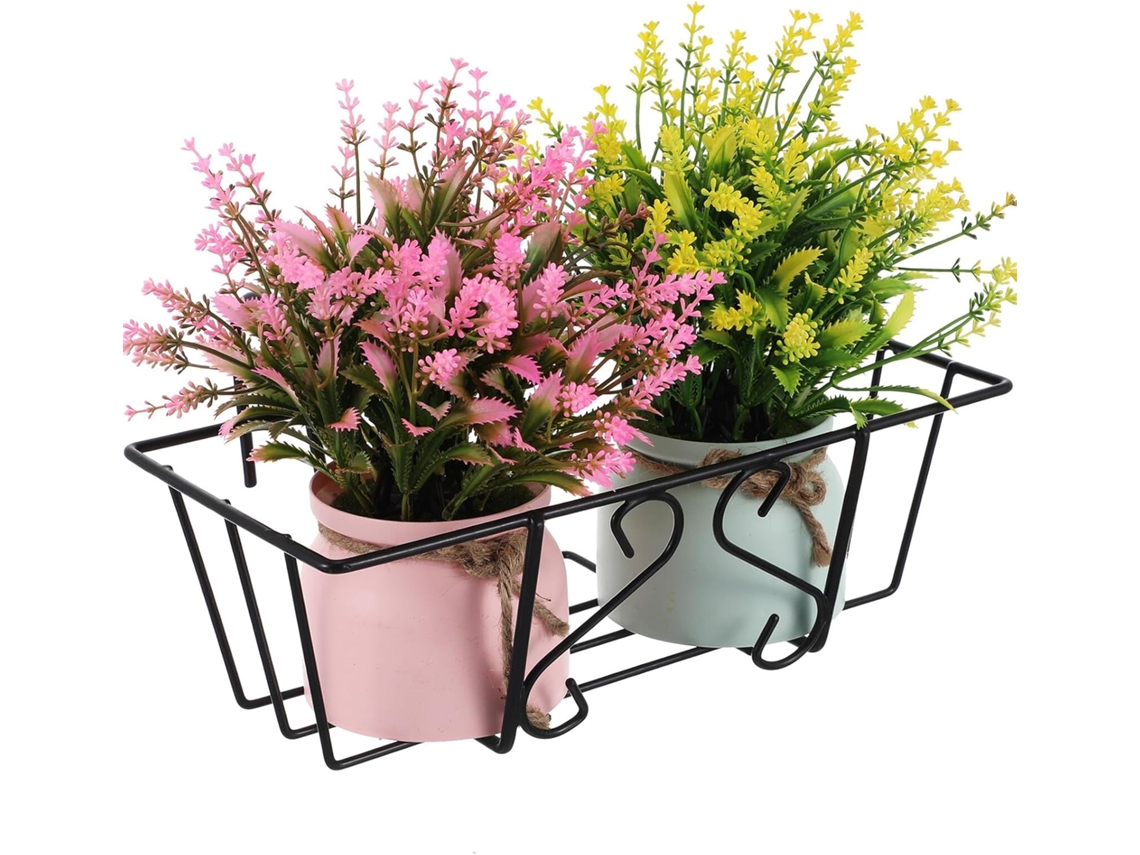 Estante Colgante Grande De Hierro Para Jardín De 32,5 X