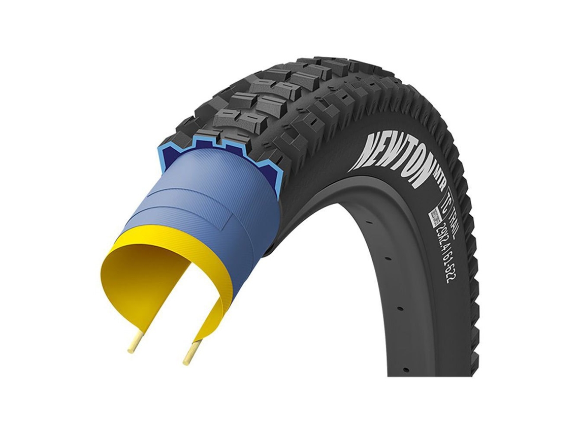 Pneu Mtb Newton Mtr Trail Tubeless 27.5´´ X 2.40 Preto 27.5´´ X 2.40Goodyear