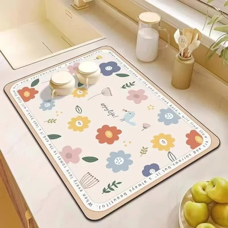 (estilo 5 40 X 60 Cm) Lindo Tapete Con Patrón De Fiesta De Mascotas Resistente Al Calor Y Aislante Del Calor, Antideslizante Y Absorbente De Agua.