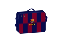 Mochila escolar del FC Barcelona azul granate (38 x 28 x 6 cm)