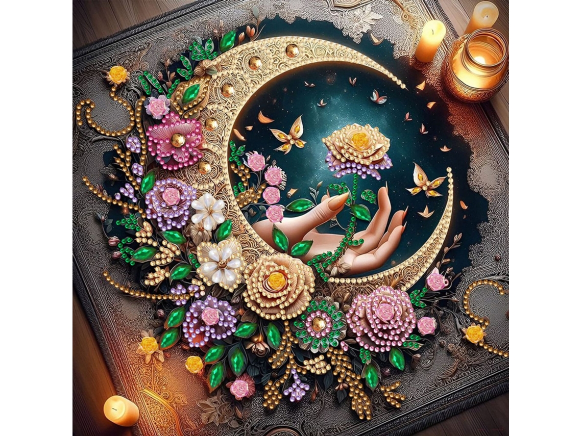 Pintura de diamante SIURN Ab36, manualidades, decoración del hogar (30 x 30 cm)