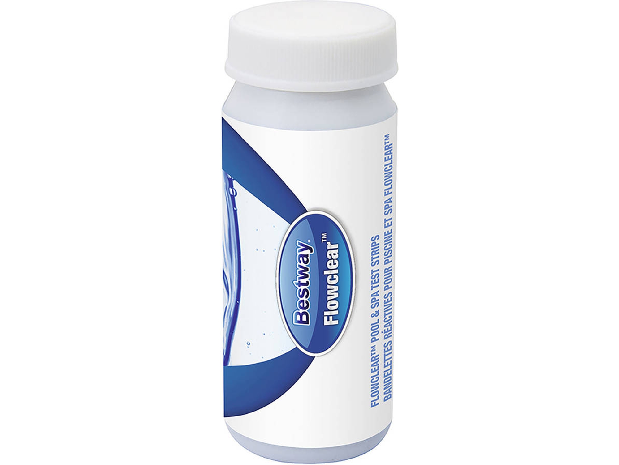 Analizador de Agua en Tiras 5 en 1 BESTWAY 50 Tiras Para Picinas y Spas