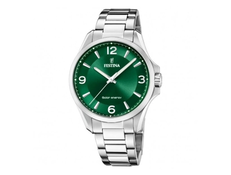 Reloj Hombre FESTINA F20656/3 Verde Plateado
