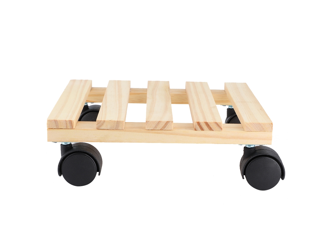 Maceta con base deslizante y ruedas, soporte móvil para jardín, macetas rodantes.