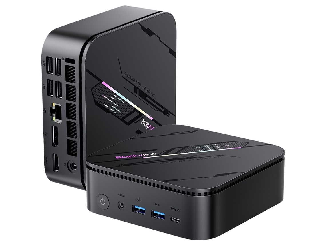 Mini PC Blackview Mp100 Pro - Intel® Alder Lake I5-1215u 16 GB - 512 GB - Wi-Fi 5 - Windows 11 Pro - Negro Gratis