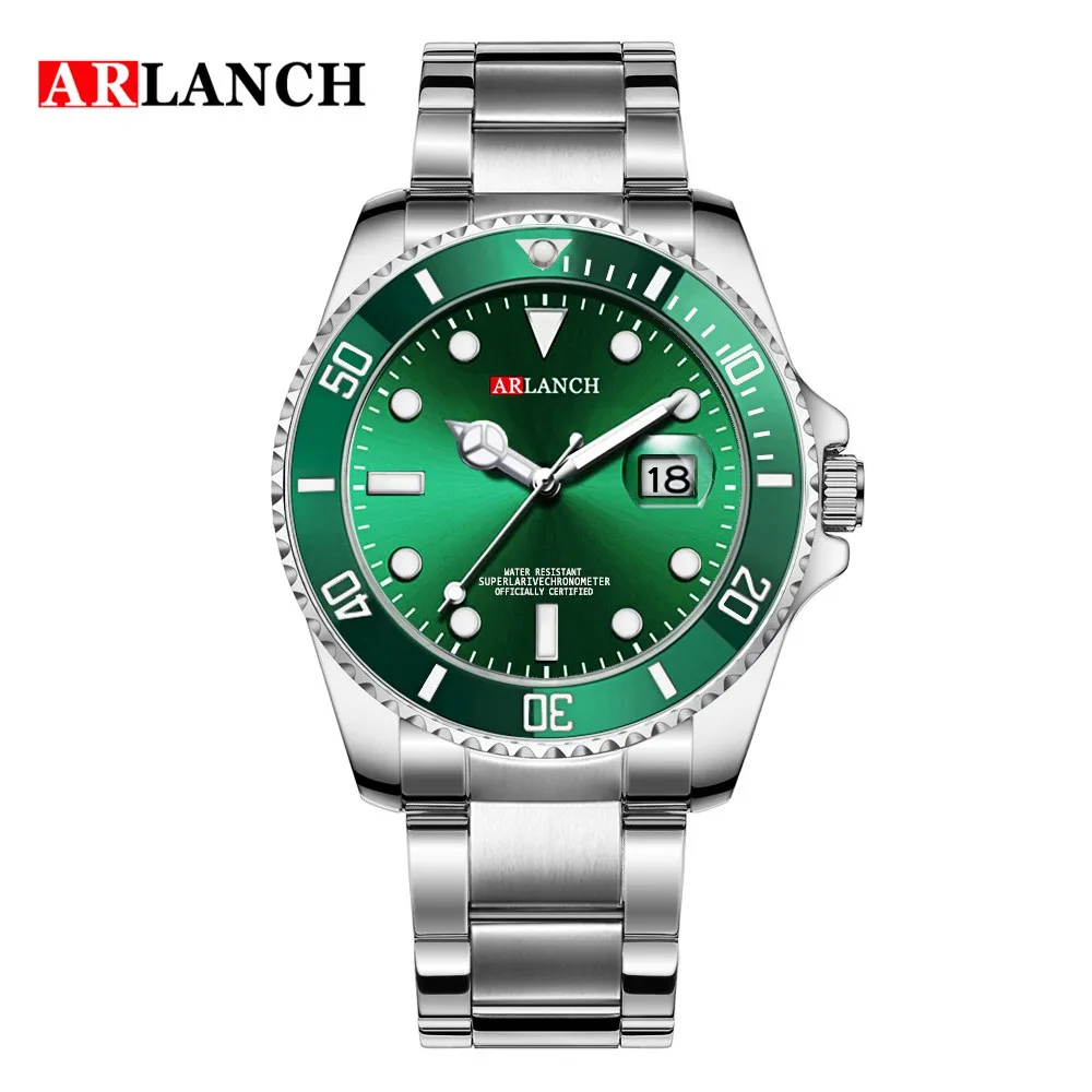 Reloj De Pulsera De Cuarzo Para Hombre, Resistente Al Agua, Luminoso, Con Indicador De Fecha.