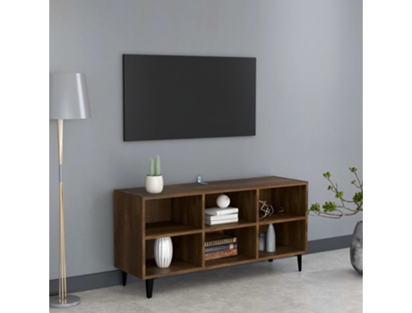 Mueble para la televisión VIDAXL Marrón Madera contrachapada (103,5x30x50 cm)