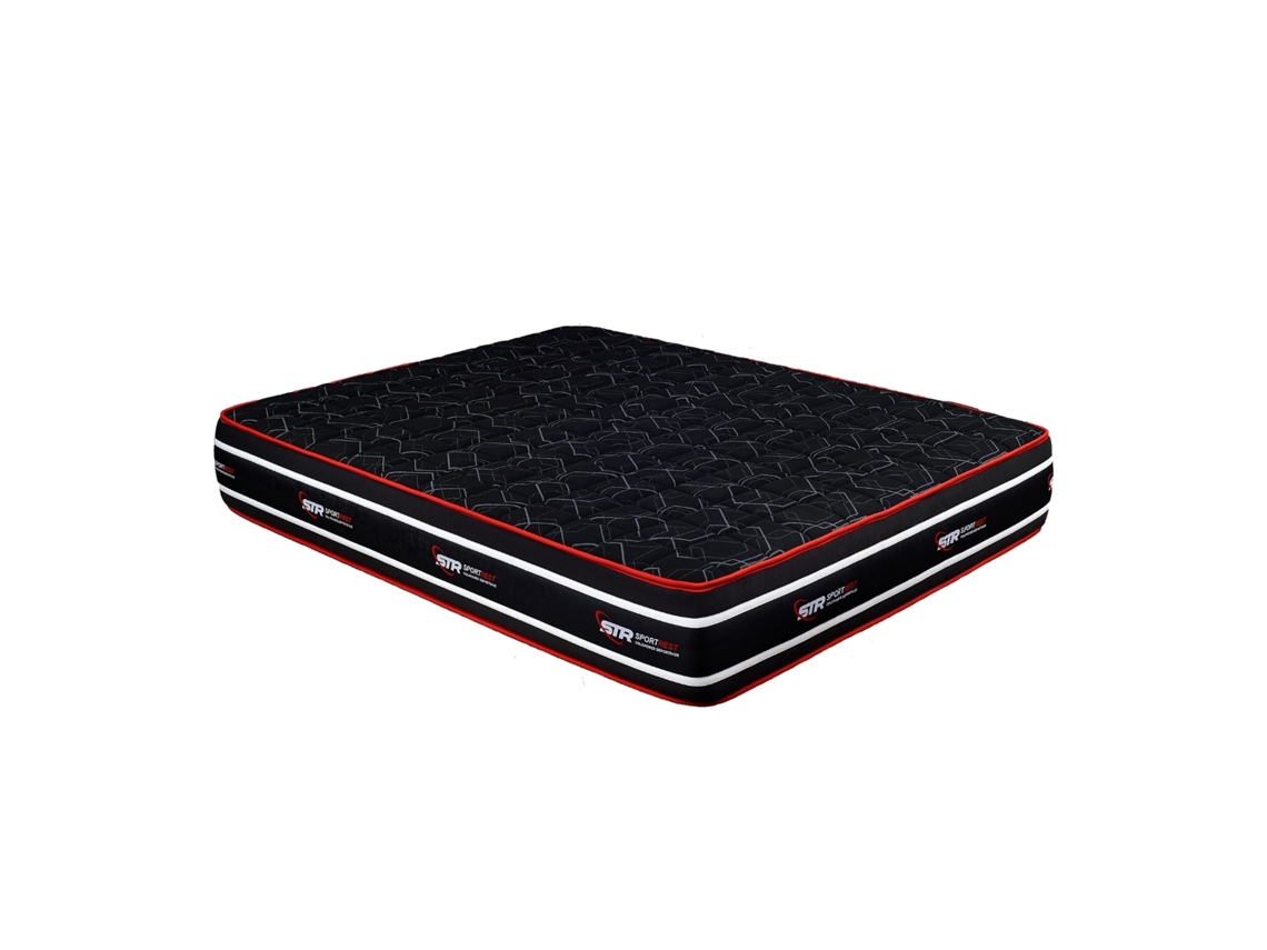 Colchón ortopédico viscoelástico de 30 cm con gel de oxígeno y grafeno, 110 x 220 cm, STR SPORT REST