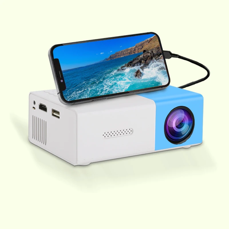 Miniproyector Mdug Yg300 Home Hd Con Memoria Usb Y Sd, Cine En Casa