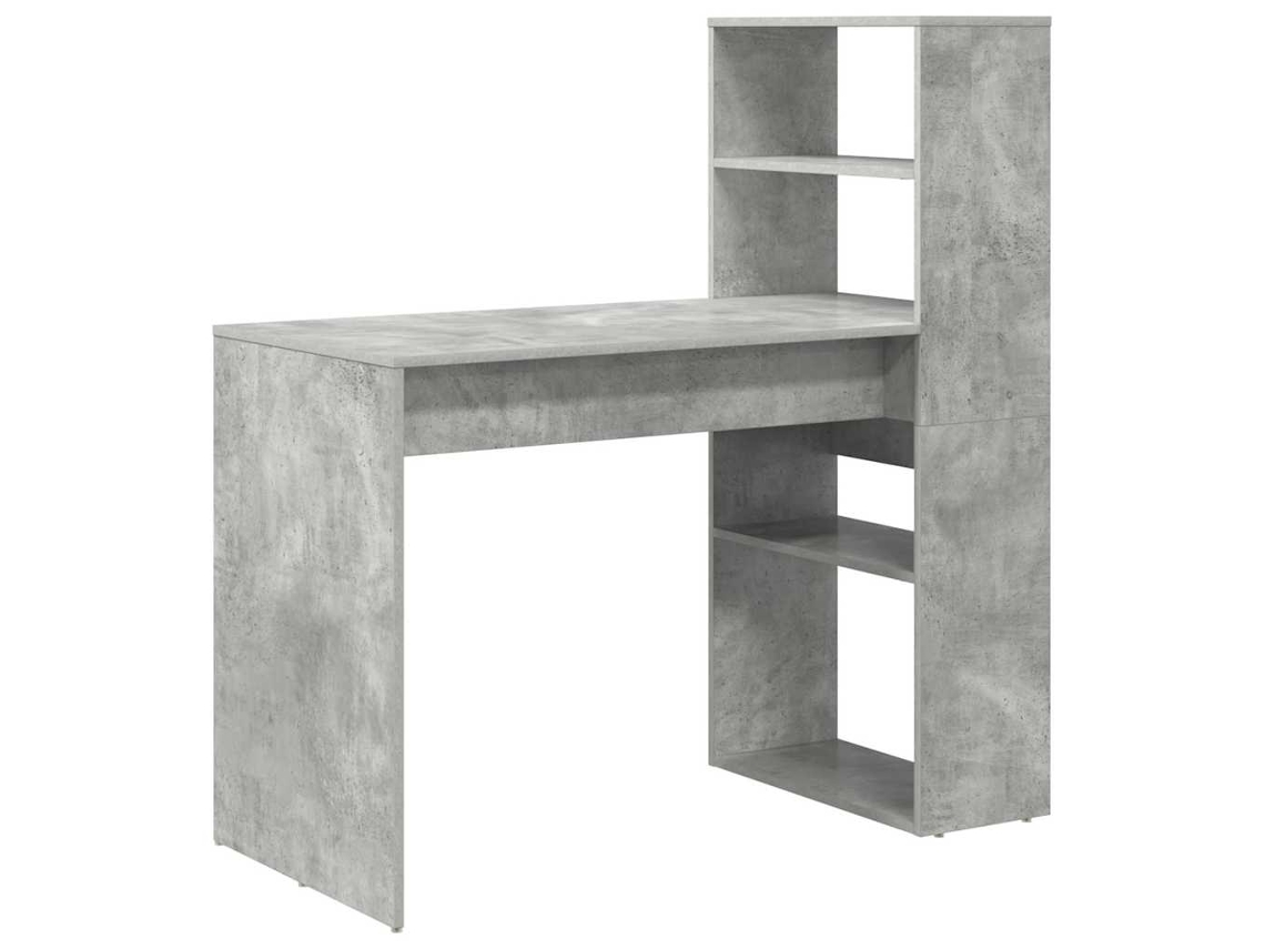 Escritorio | Escritorio gris de 113 x 54 x 120 cm, madera tratada.