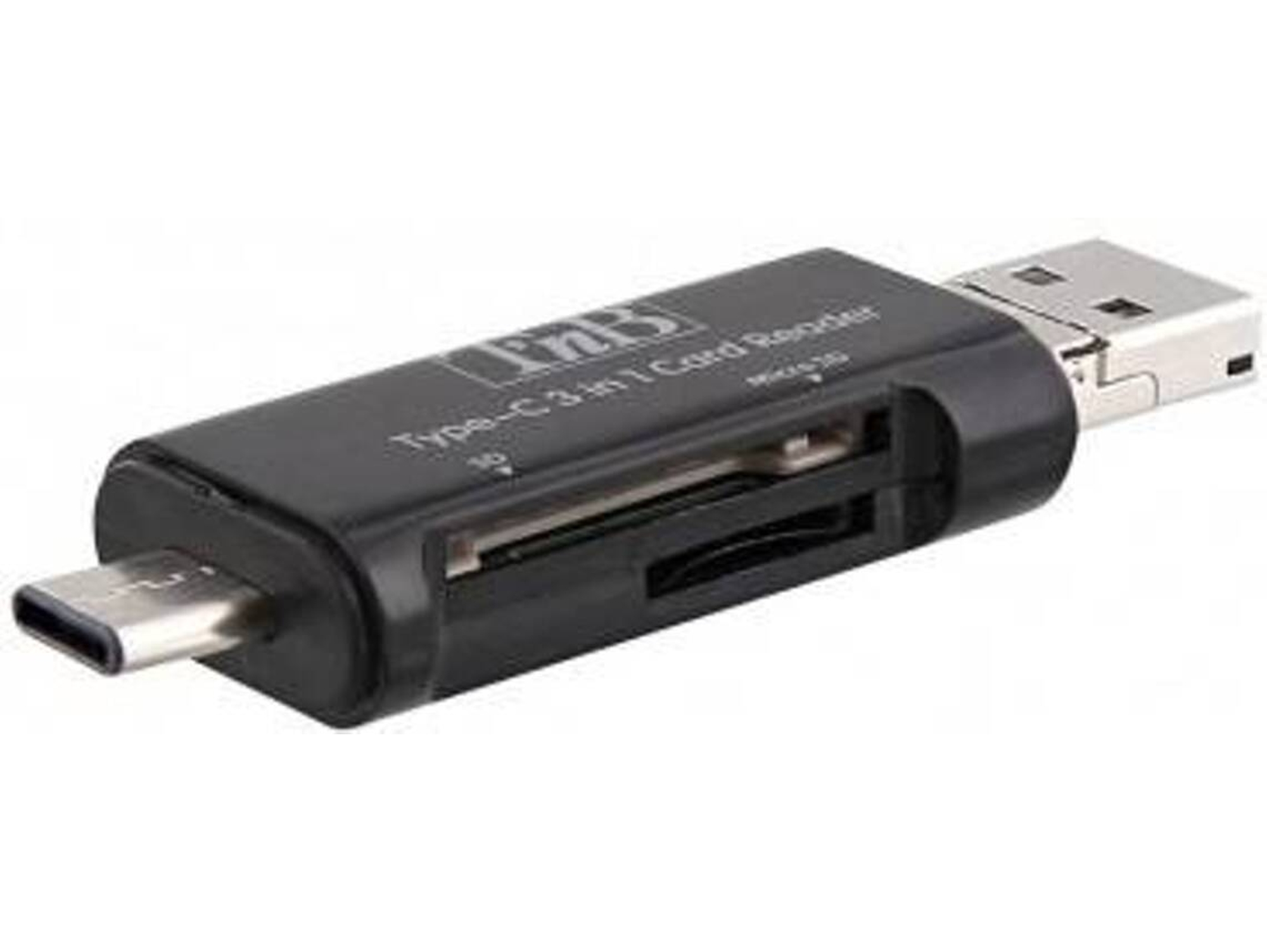 LEITOR CARTAO TNB 3EM1 USB-C