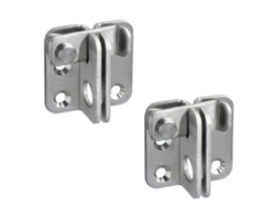 Trinco Basculante Com Furo Para Cadeado, Inox Para Banheiro, Cerca, Garagem E Área Pet.