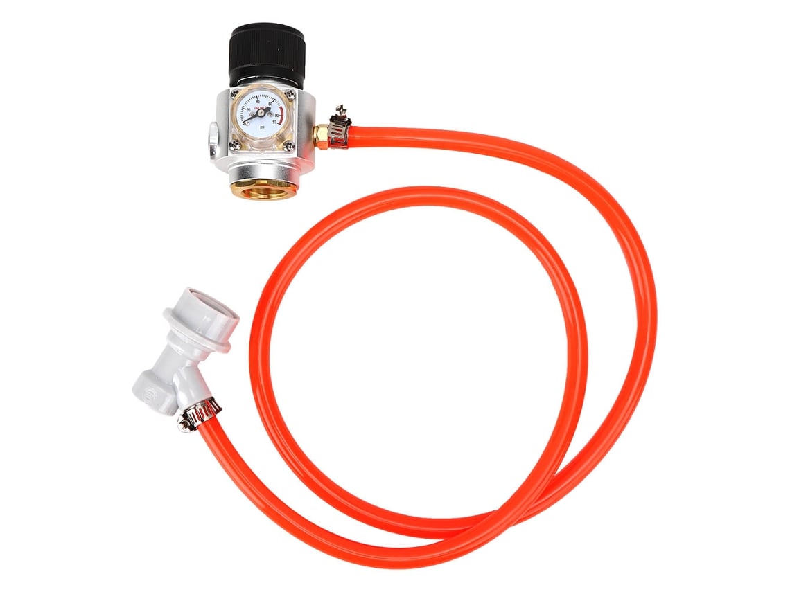Regulador De Gás Co2 Mini Carregador Portátil Com Medidor De Pressão Ferramenta Para Cerveja Caseira