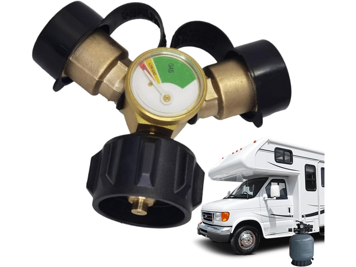 Diviseur De Bouteille Propane | Adaptateur Y En Laiton Étanche Para Bouteilles Gaz - Robinets ...