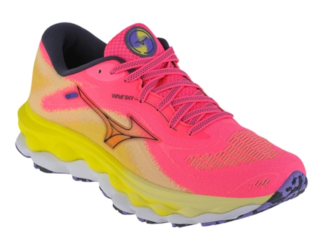 Zapatillas de Mujer MIZUNO Wave Sky Deportivas Malla Rosa (40)