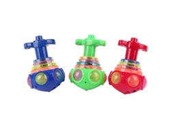 Bjww-3 Peças Trompos Giratórios Com Luz E Música Cor Aleatória Brinquedo Presente Para Crianças Meninos Meninas