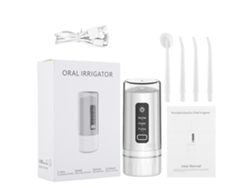 Irrigador bucal El hilo dental eléctrico portátil limpia los dientes y elimina los cálculos-Blanco DIGITALLAB