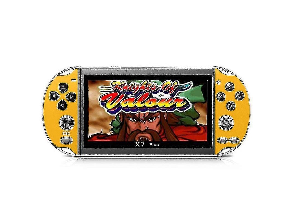 X7 Consola De Juegos Mp5 Portátil Portátil Portátil Reproductor Pequeño Retro Kids Video Head Para Gba Fc Nes Psp 64 Bit 4.3 Pulgadas 8 Gb