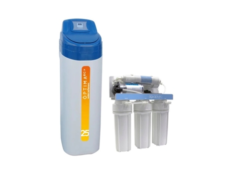 Pack Descalcificador automático volumétrico 25L Equipo Osmosis Inversa 5 Etapas SUINGA