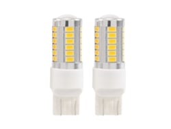 7443, Bombillas Led T20 Color Ámbar/amarillo, 900 Lúmenes, Súper Brillantes, Para Intermitentes, Luz De Freno, Luz De Estacionamiento, Luz Trasera/l