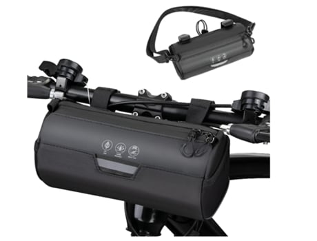 Bolsa para bicicleta - Bolsa delantera para bicicleta reflectante impermeable de 2 L, bolsas de almacenamiento para bicicleta para ciclismo de CHRONUS
