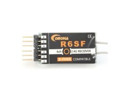 Corona R6sf 2.4g 6ch S-fhss/fhss Compatible Receiver For Rc Models