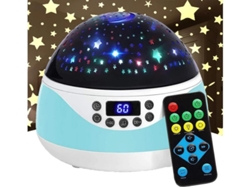 Luces Niños Proyector Yizhood 12 Canciones Arrullar Azul
