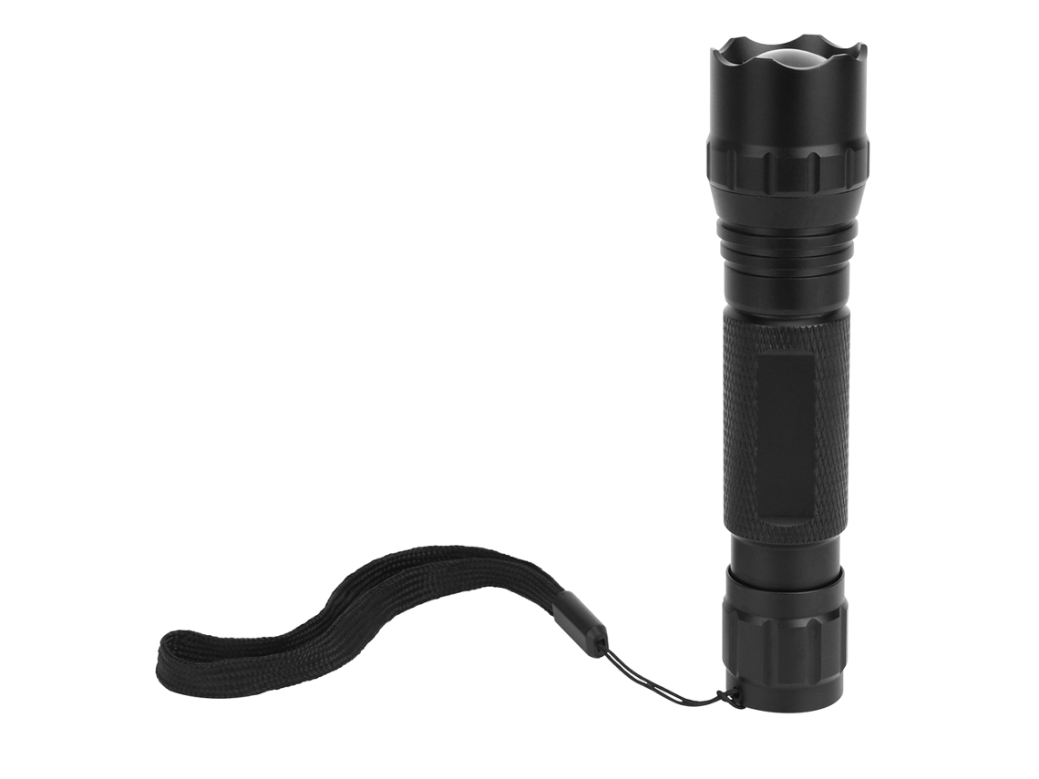 Bj-linterna Led 501b De Alta Potencia Luz Fuerte Ir 940nm Visión Nocturna Ajustable Zoom Torch Negra