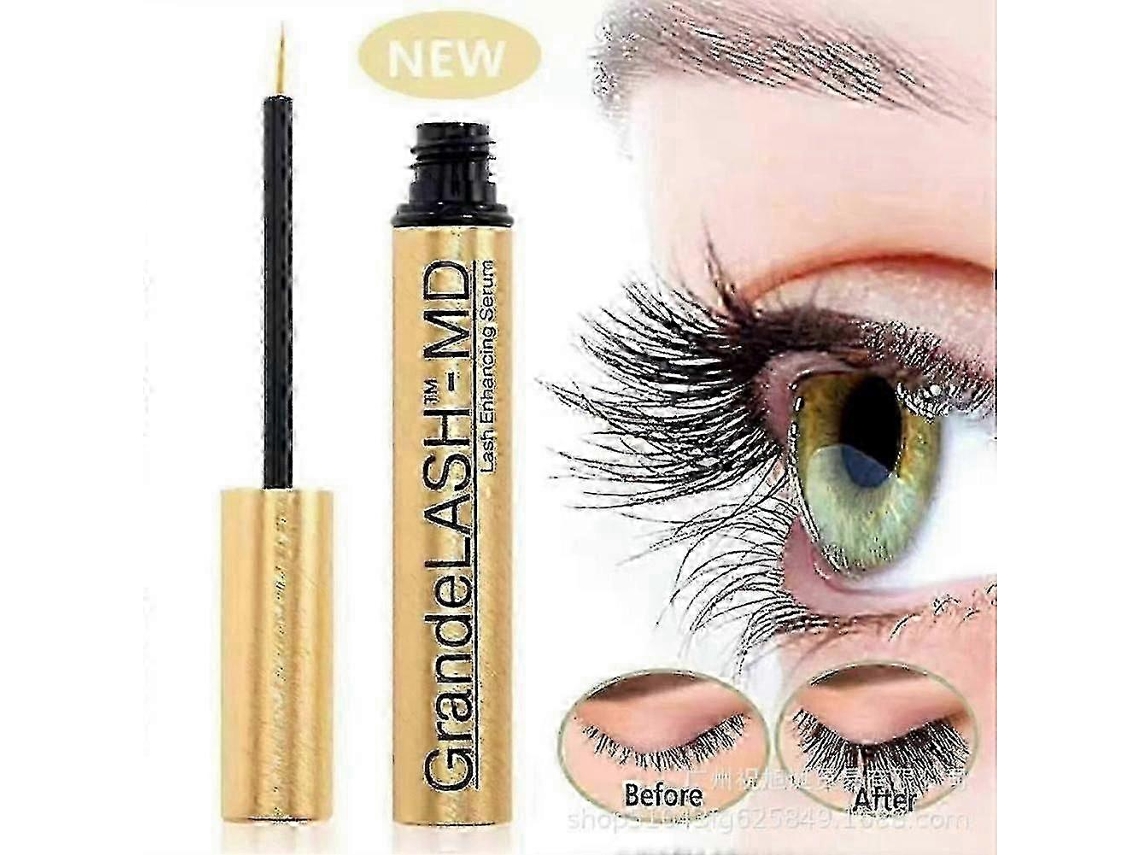 Grande Lash MD - Potenciador de pestañas y cejas para mayor volumen y longitud (4 ml, Hengjian)
