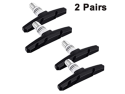 Pastillas de freno para bicicleta - V-Brake 70 mm, silenciosas y antideslizantes para bicicletas de montaña y de carretera KOFIHETY